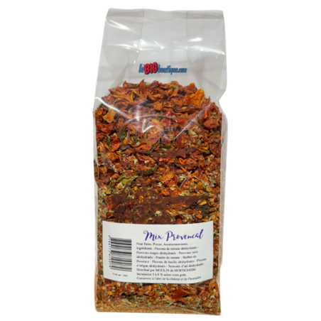 MIX PROVENCAL POUR PIZZA, CAKE, SALADE, SAUCE.., SACHET 250grs, du MOULIN DE HURTIGHEIM D'ALSACE
