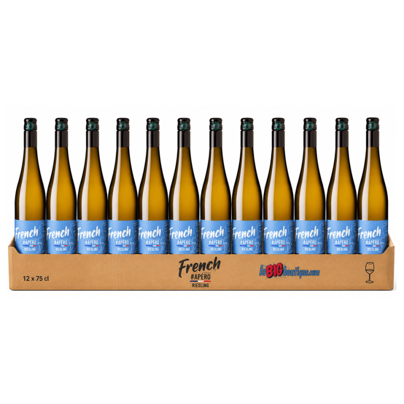 VIN BLANC FRENCH APERO "RIESLING" 12 x 75cl 11,5° 2025, CAVE DU VIEIL ARMAND, BIO - AOC