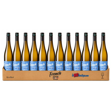 VIN BLANC FRENCH APERO "RIESLING" 12 x 75cl 11,5° 2025, CAVE DU VIEIL ARMAND, BIO - AOC
