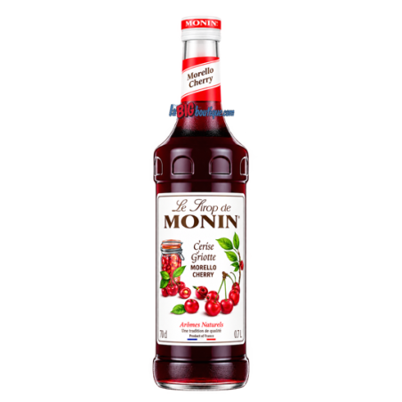 SIROP MONIN CERISE GRIOTTE 70cl, Bouteille verre perdu