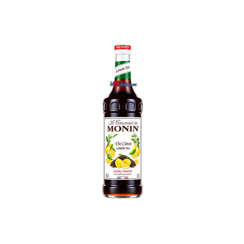 SIROP THÉ CITRON LE CONCENTRÉ DE MONIN 70cl, Bouteille verre perdu