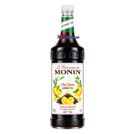 SIROP THÉ CITRON LE CONCENTRÉ DE MONIN 1 Litre, Bouteille plastique recyclable