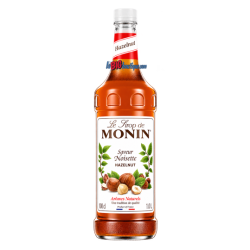 SIROP NOISETTE MONIN 1 Litre, Bouteille plastique recyclable