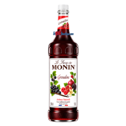 SIROP GRENADINE MONIN 1 Litre, Bouteille plastique recyclable