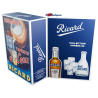 COFFRET RICARD TOMATE ANNEES 50, 1 Litre de Grenadine, 4 verres et une carafe