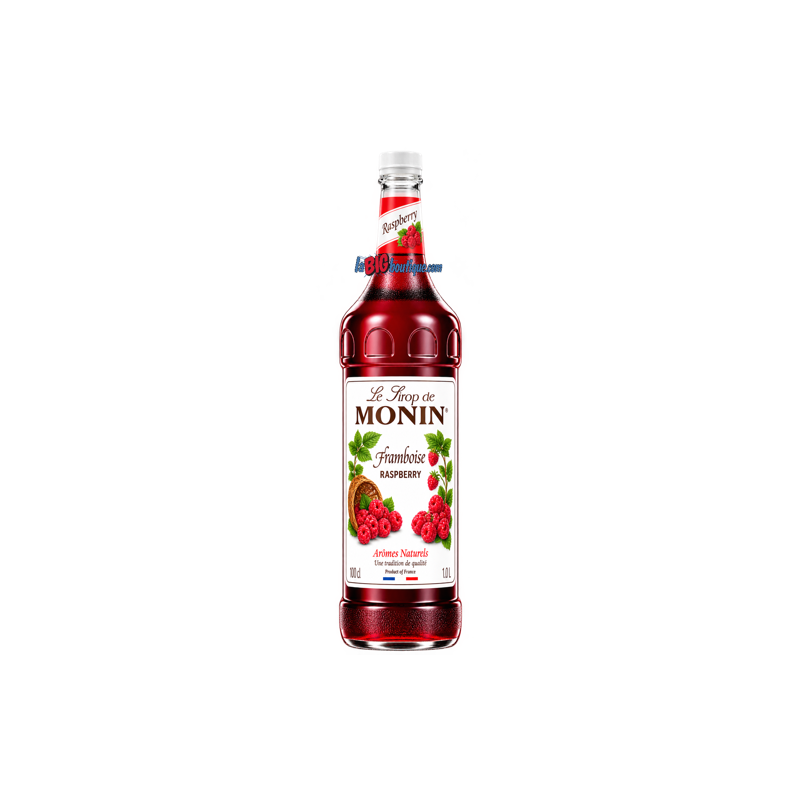 SIROP FRAMBOISE MONIN 1 Litre, Bouteille plastique recyclable