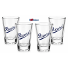 4 VERRES RICARD 10cl, COLLECTION "ANNÉE 50" – VERRE À PASTIS RÉTRO