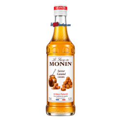 SIROP CARAMEL MONIN 25cl, Bouteille verre perdu