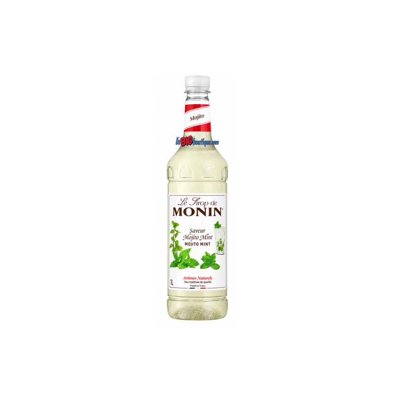 SIROP MOJITO MINT MONIN 1 Litre, Bouteille plastique recyclable