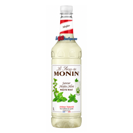 SIROP MOJITO MINT MONIN 1 Litre, Bouteille plastique recyclable