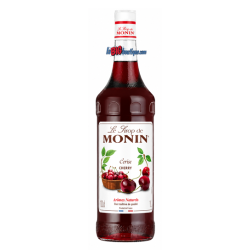 SIROP CERISE MONIN 1 Litre, Bouteille verre perdu
