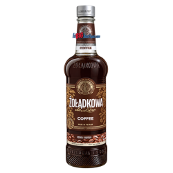LIQUEUR DE VODKA COFFEE ZOLADKOWA 70cl 18°, Liqueur de vodka polonaise