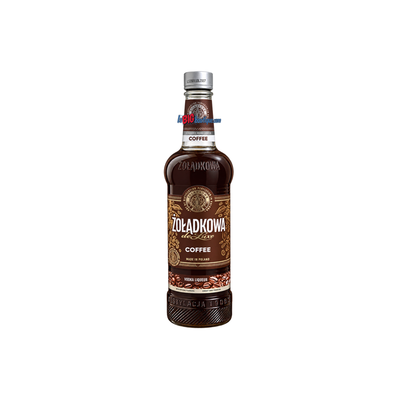 LIQUEUR DE VODKA COFFEE ZOLADKOWA 70cl 18°, Liqueur de vodka polonaise