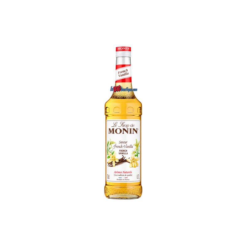 SIROP VANILLE FRENCH MONIN 70cl, Bouteille verre perdu