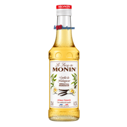 SIROP VANILLE DE MADAGASCAR MONIN 25cl, Bouteille verre perdu