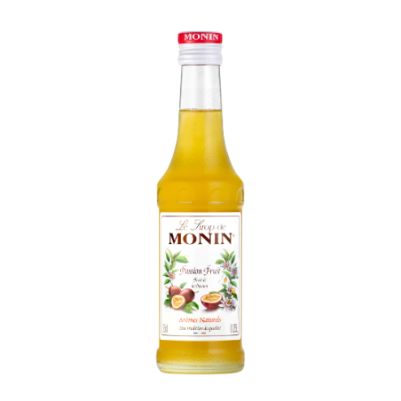 SIROP FRUIT DE LA PASSION MONIN 25cl, Bouteille verre perdu