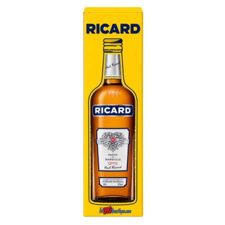 ETUI RICARD SERIGRAPHIER EN CARTON POUR BOUTEILLE 1 LITRE – ÉTUI VIDE SANS BOUTEILLE