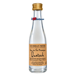 MIGNONNETTE EAU DE VIE QUETSCH NUSBAUMER 3cl 45°