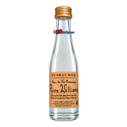 MIGNONNETTE EAU DE VIE POIRE WILLIAMS NUSBAUMER 3cl 43°
