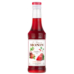 SIROP FRAISE MONIN 25cl, Bouteille verre perdu