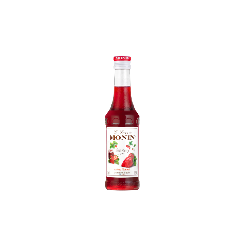 SIROP FRAISE MONIN 25cl, Bouteille verre perdu