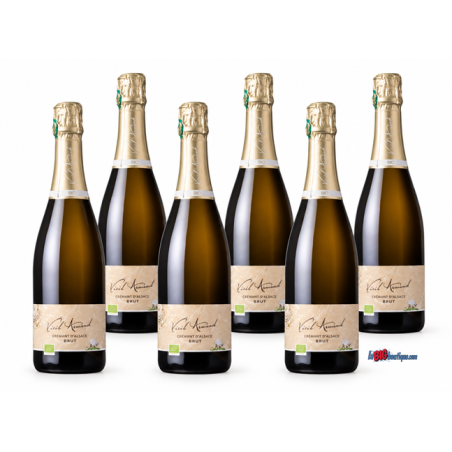 CREMANT BIO BRUT 6 X 75cl 11,5°, CAVE DU VIEIL ARMAND - AOC Crémant d'Alsace