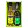 COFFRET CHARTREUSE TRADITIONNELLE DEUX BOUTEILLES 35cl, JAUNE & VERTE