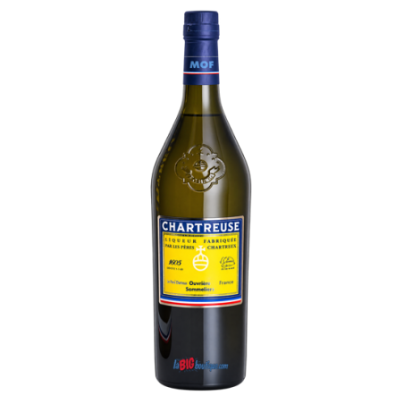 CHARTREUSE JAUNE M.O.F 70cl 45° ( Meilleurs Ouvriers de France )