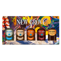 COFFRET DECOUVERTE RHUM NEW GROVE TROPICAL DROP 5 X 5cl