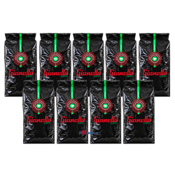 CAFE GRAINS GIANELLO INTENSO 9 x 1KG - 70% Arabica et 30% Robusta