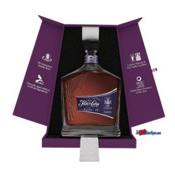 RHUM BRUN FLOR DE CAÑA 20 ANS D'AGE 70cl 45°, COFFRET 130ème ANNIVERSAIRE