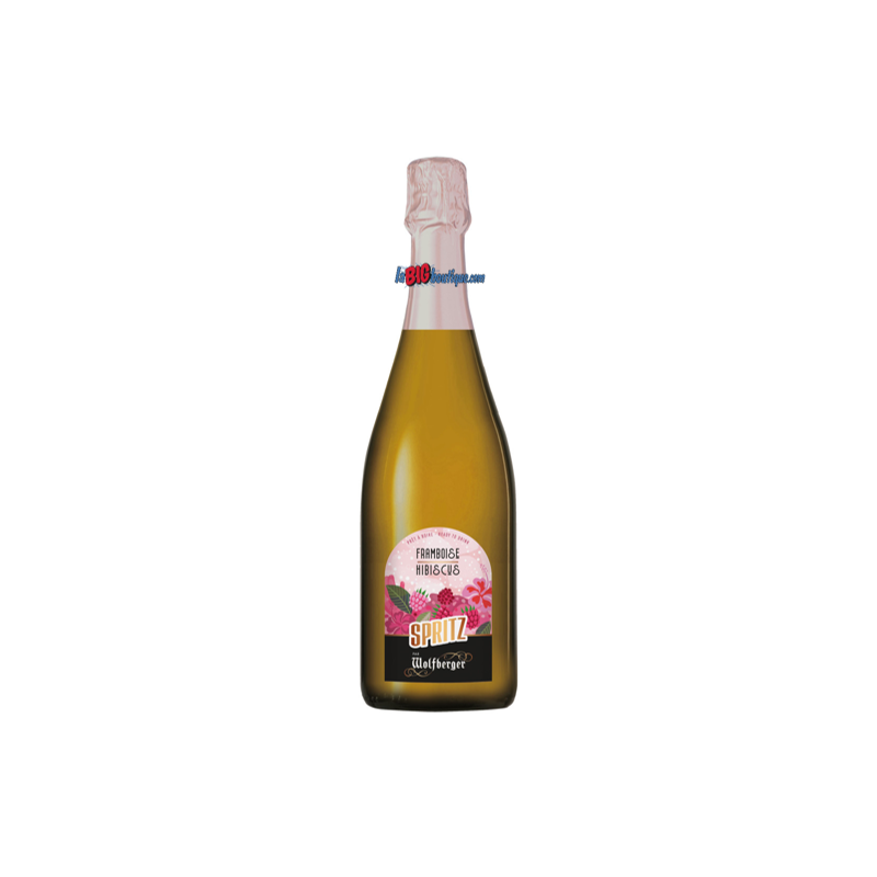 SPRITZ FRAMBOISE - HIBISCUS WOLFBERGER 75cl 11,5°, Prêt à boire