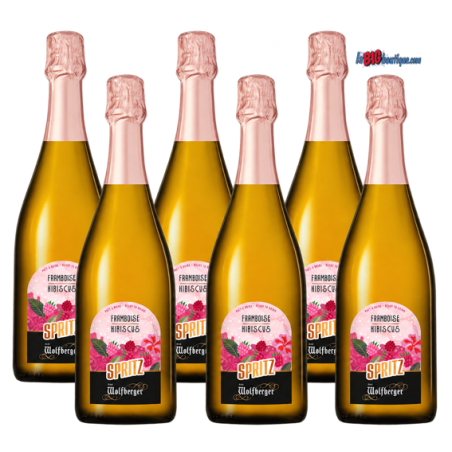 SPRITZ FRAMBOISE - HIBISCUS WOLFBERGER 6 x 75cl 11,5°, Prêt à boire