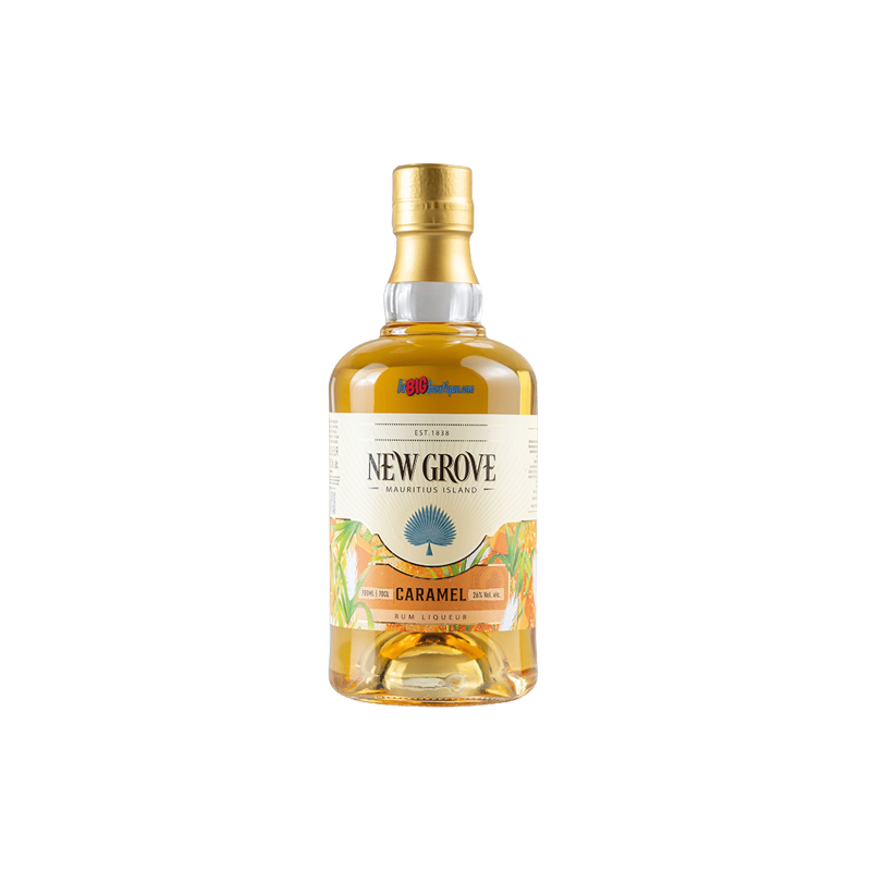 LIQUEUR DE RHUM CARAMEL NEW GROVE 70cl 26°