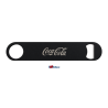 DECAPSULEUR COCA COLA COLLECTOR EN METAL NOIR ET SERIGRAPHIER - recto